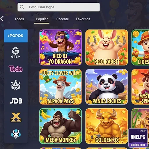 anelpg - app exclusivo - Interface do App