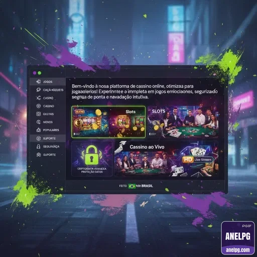 anelpg - interface premium - Cadastro na Plataforma